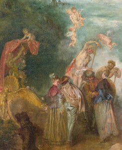 Pilgrimsfärd på Isle of Cythera (1717) av Jean Antoine Watteau
