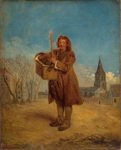 Savoyard med murmeldjur, även känd som "The Groundhog" av Jean Antoine Watteau