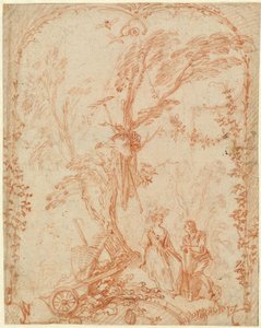 Den galna trädgårdsmästaren av Antoine Watteau