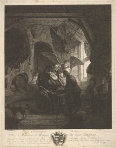 Tobias återvänder synen till sin far, 1755. av Antoine de Marcenay Ghuy