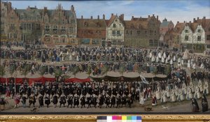 Procession av Sablon-flickorna i Bryssel, c.1635