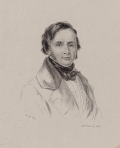 Porträtt av pianisten och kompositören Joseph Bernard Woets 1783-1878, ca. 1830. av Antoinette Louise Demarcy
