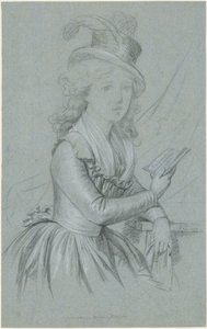 Porträtt av skådespelerskan Marie Magdalene Charlotte Ackermann (1757–1775)