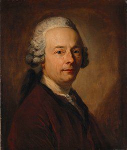 Porträtt av poeten Karl Wilhelm Ramler av Anton Graff