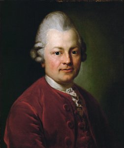 Gotthold Ephraim Lessing, tysk poet (olja på duk)