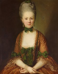 Porträtt av Henriette von Carlowitz av Anton Graff