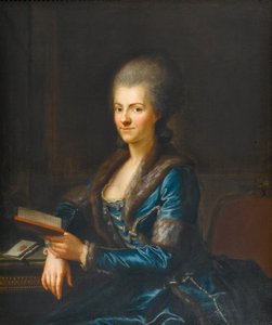 Porträtt av Elisabeth Sulzer av Anton Graff