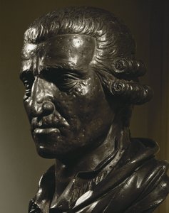 Joseph Haydn. Rollbesättningens huvudroll byst ... av Anton Grassi