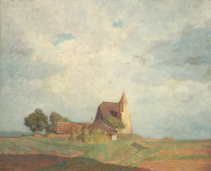 Kyrka i Holzern nära Sausenstein