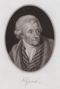 Friedrich Gottlieb Klopstock, tysk poet (gravyr)