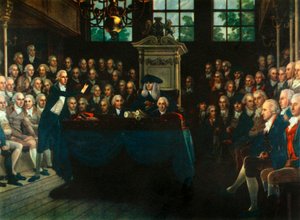 "William Pitt, the Younger, Addressing the Commons", 1793, 1947.