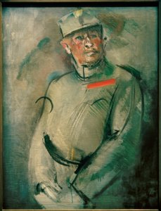 Porträtt av en österrikisk officer av Anton Kolig