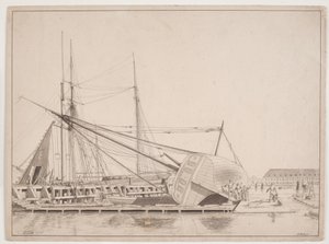 Av ett varv. Köpenhamns hamn av Anton Melbye