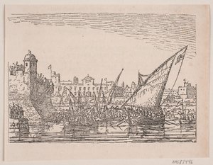 Hamn vid Medelhavet av Anton Melbye