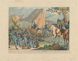 Armén av Graf Ivan Ivanovich Diebitsch korsar Balkan av Anton Paul Eisen