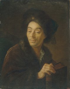 Porträtt av skådespelaren Yakov Danilovich Shumsky 1732-1812, 1760