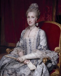 Porträtt av Infanta Maria Luisa av Spanien 1745-1792, heliga romerska kejsarinnan, 1770 av Anton Raphael Mengs