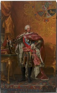 Porträtt av kung Karl III av Spanien av Anton Raphael Mengs