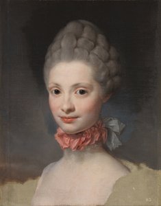 Porträtt av Maria Luisa av Parma som prinsessa av Asturien, 1765 av Anton Raphael Mengs