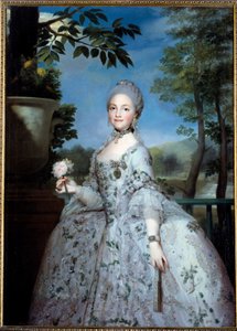 Porträtt av Mary Louise av Parma, prinsessan av Asturien (1751-1819) Målning av Anton Raphael Mengs (1728-1779) (ec.all.) 1700-talets Madrid, Pradomuseet av Anton Raphael Mengs
