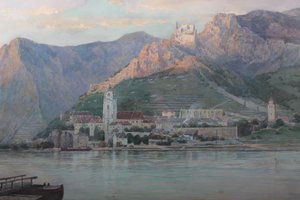 Anton Reckziegel Utsikt över Dürnstein