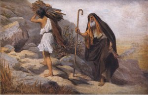 Isaacs offer, från Hulberts Story of the Bible publicerad av The John Winston Company, 1932