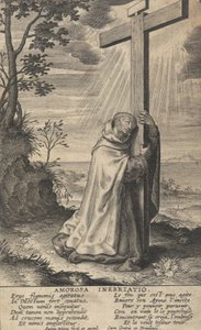 Amorosa Inebriatio från The Life of Saint John of the Cross, 1622-24. av Anton Wierix