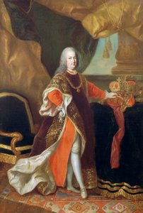Porträtt av kejsar Frans I av Österrike 1708-1765
