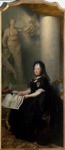 Porträtt av imponerande Maria Theresia av Österrike (olja på duk