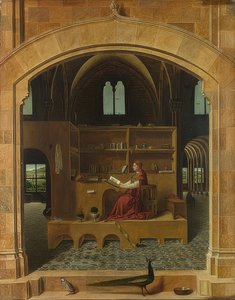 Saint Jerome i fallet. Omkring 1475
