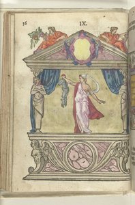 Scen med personifiering av generositet (Magnanimitas), 1578