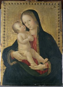 Madonna och barn, ca 1480-85 (tempera på poppelträ)