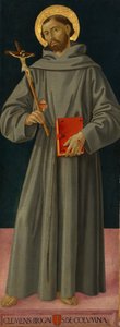 Sankt Franciskus av Assisi, ca. 1480-81. av Antoniazzo Romano