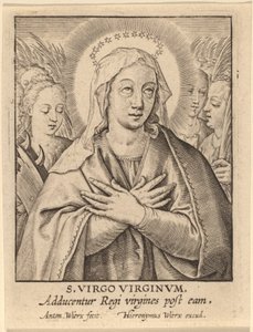 St. Virgin of Virgins av Antonie Wierix