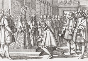 Filip III, kung av Spanien före Margareta av Österrike av Antonio (after) Tempesta