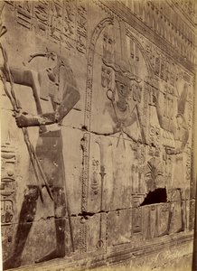 Relief av Seti I:s rening, Abydos av Antonio Beato