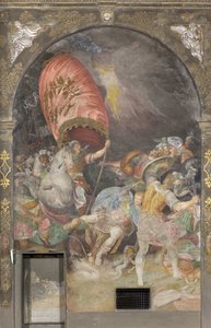 The Conversion of Saint Paul Fresco av Antonio Campi (1523-1587) Milano Church of San Paolo Converso Italien
