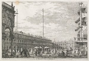 Utsikt: Åklagarens palats och kyrkan St. Géminien, Venedig