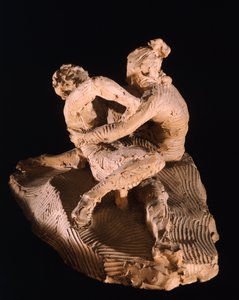Amor och psyke av Antonio Canova (1757-1822), lermodell av Antonio Canova