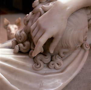 Chef för Endymion av Antonio Canova