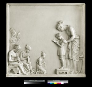 Undervisning, 1795 (gips) av Antonio Canova