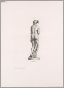 Venus, bakifrån, från Work av Canova av Antonio Canova