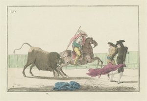 Tavla IV, från serien Collection of the Main Actions in a Bullfight av Antonio Carnicero