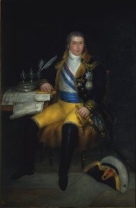 Porträtt av Don Manuel Godoy av Antonio Carnicero
