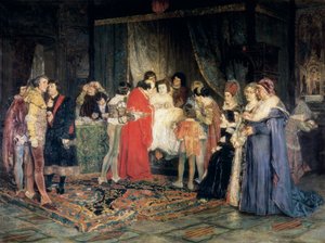 Ferdinand I:s död, målning av Antoni Casanova i Estorach av Antonio Casanova y Estorach