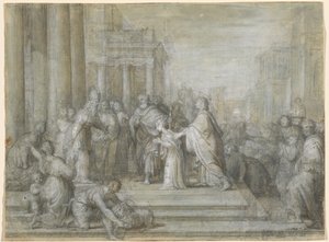 Presentationen av jungfrun i templet av Antonio Cavallucci