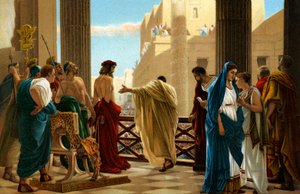 Ecce Homo, efter målning av Antonio Ciseri -Bibel