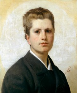 Porträtt av Alfredo Boattini av Antonio Ciseri (1821-1891), olja på duk, 53x44 cm