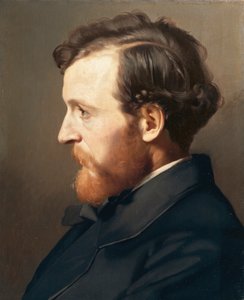 Porträtt av Vincenzo Ciseri av Antonio Ciseri (1821-1891)