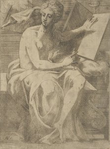 En sibylla, 1540-45. av Antonio Fantuzzi